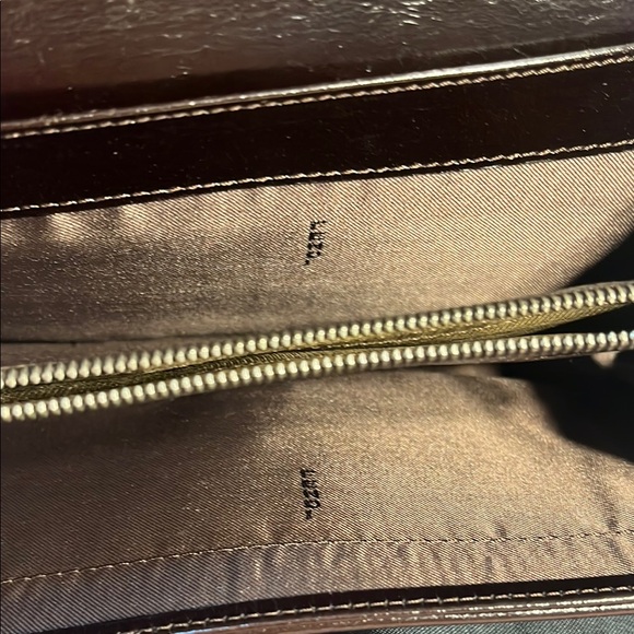 Fendi Black and Brown Logo Clutch- Zucca - Picture 5 of 9